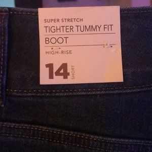 Lane Bryant high rise boot cut size 14 short- brand new & tags still on .
